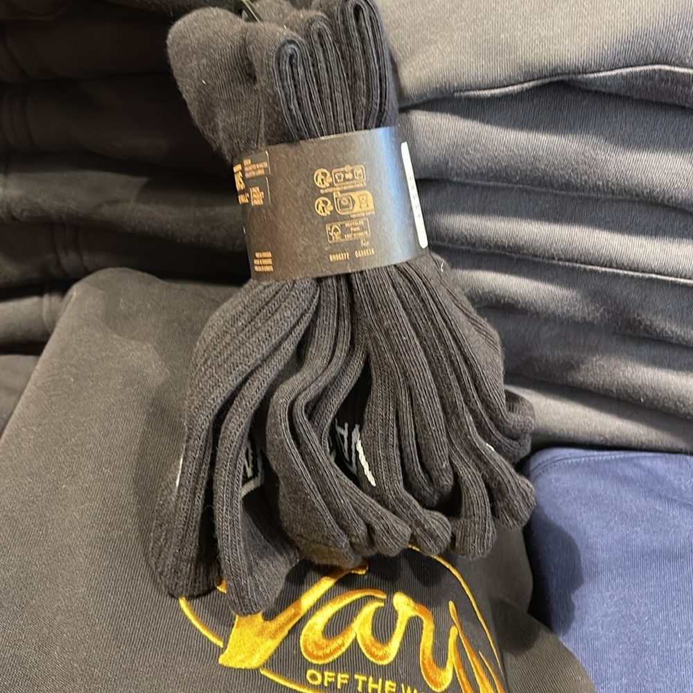 Vans Socks 3 pairs set CREW VANS.
"OFF THE WALL" Black/White
NWT - Picture 14 of 16